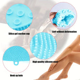 Silicone Bath Body Brush Back Scrubber Foot Massager Mat